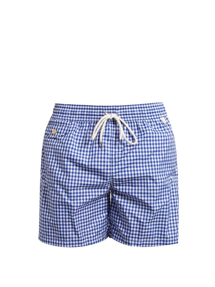 Polo Ralph Lauren Gingham 5 3/4 Swim Shorts