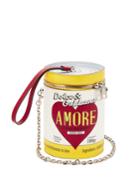 Dolce & Gabbana Amore Can Leather Clutch