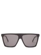 Mens Eyewear Loewe - Square Acetate Sunglasses - Mens - Black
