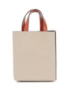 Ladies Bags Marni - Museo Mini Leather Cross-body Bag - Womens - Cream Multi