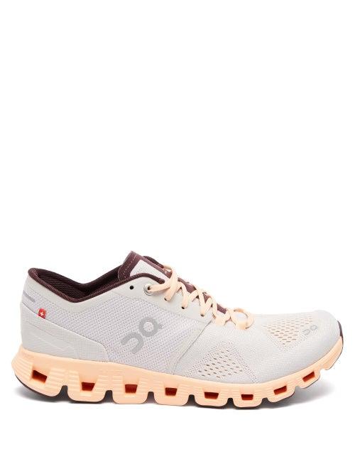 Matchesfashion.com On - Cloud X Running Trainers - Womens - Silver/pink