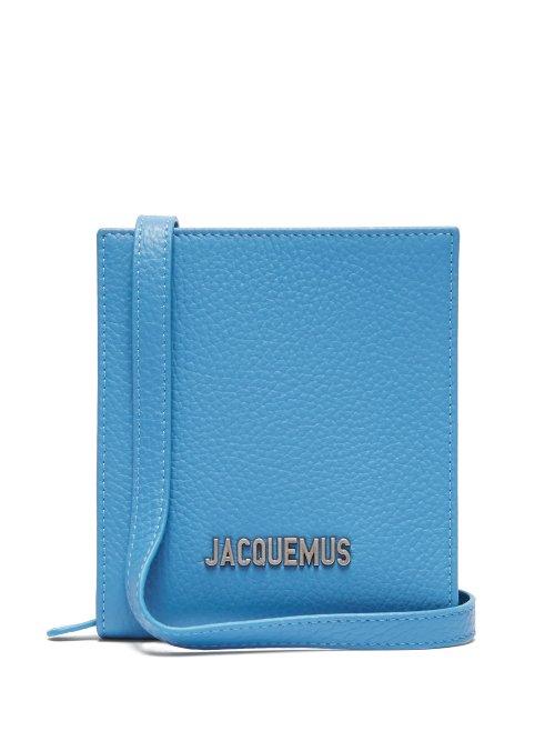 Matchesfashion.com Jacquemus - Le Gadjo Xs Leather Cross Body Bag - Mens - Blue