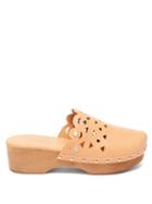 Matchesfashion.com Ancient Greek Sandals - Grego Laser-cut Leather Clogs - Womens - Tan