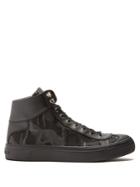 Jimmy Choo Argyle Camouflage-jacquard High-top Trainers