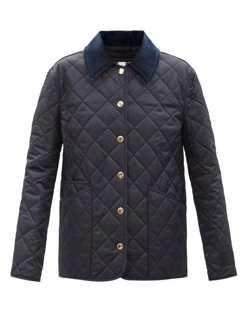 Burberry - Dranefeld Quilted Nylon Jacket - Womens - Navy
