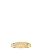 Matchesfashion.com Retrouvai - Pleated Diamond & 18kt Gold Ring - Womens - Gold