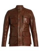 Belstaff Trailmaster Waxed-leather Biker Jacket