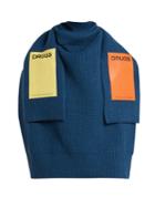 Raf Simons Appliqu-patch Roll-neck Poncho