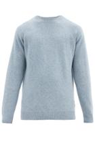 Matchesfashion.com Sunspel - Crew-neck Wool Sweater - Mens - Light Blue