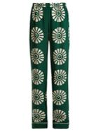 Valentino Medallion-print Silk Pyjama Trousers