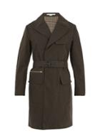 Stella Mccartney Peak-lapel Technical-cotton Trench Coat