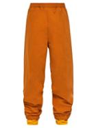 Matchesfashion.com Y/project - Double Layer Cotton Blend Track Pants - Mens - Orange