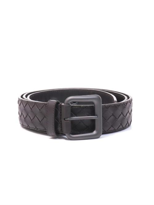 Bottega Veneta Intrecciato Leather 4cm Belt