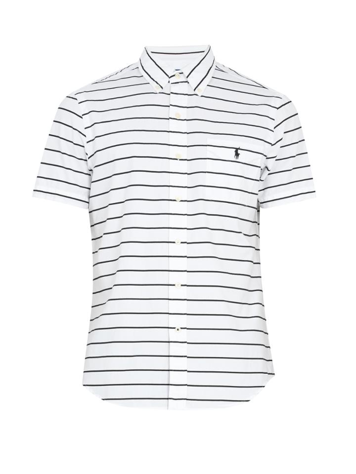 Polo Ralph Lauren Striped Short-sleeved Cotton Shirt