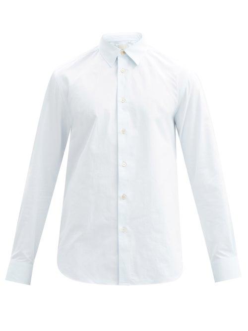 Paul Smith - Soho-fit Cotton-poplin Shirt - Mens - Light Blue