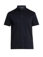 Ermenegildo Zegna Bi-colour Cotton Polo Shirt