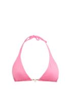 Melissa Odabash - Dubai Triangle Bikini Top - Womens - Bright Pink