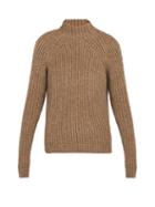 Matchesfashion.com De Bonne Facture - Ribbed Knit Wool Sweater - Mens - Camel