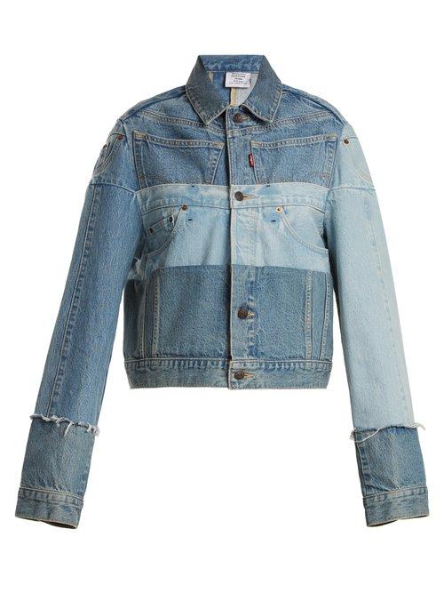 Matchesfashion.com Vetements - X Levi's Reworked Denim Jacket - Womens - Denim