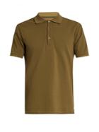 Maison Margiela Short-sleeved Cotton-piqu Polo Shirt