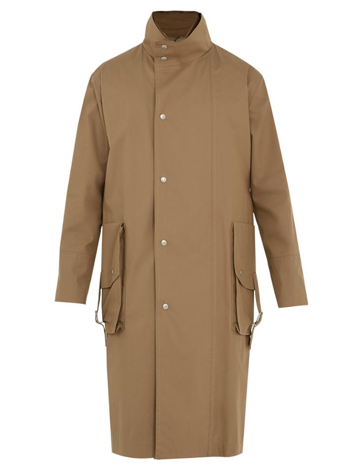Maison Margiela Funnel-neck Coated-cotton Parka