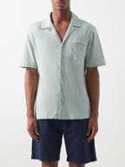 Frescobol Carioca - Angelo Tencel-blend Voile Shirt - Mens - Green