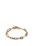 Matchesfashion.com M Cohen - The Cuadro 18kt Gold Bracelet - Mens - Yellow Gold