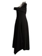 Preen By Thornton Bregazzi Carol Asymmetric Satin Tulle Dress