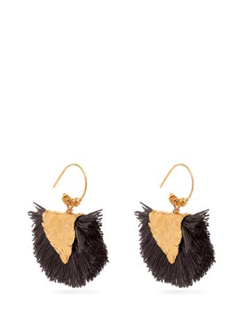 Elise Tsikis Agia Gold-plated Tassel Earrings