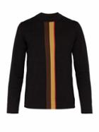 Matchesfashion.com Fendi - Striped Cotton Sweater - Mens - Black Multi