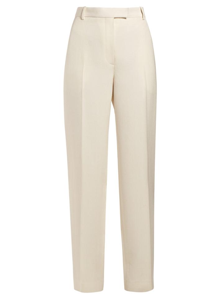 The Row Straight-leg Silk-blend Trousers