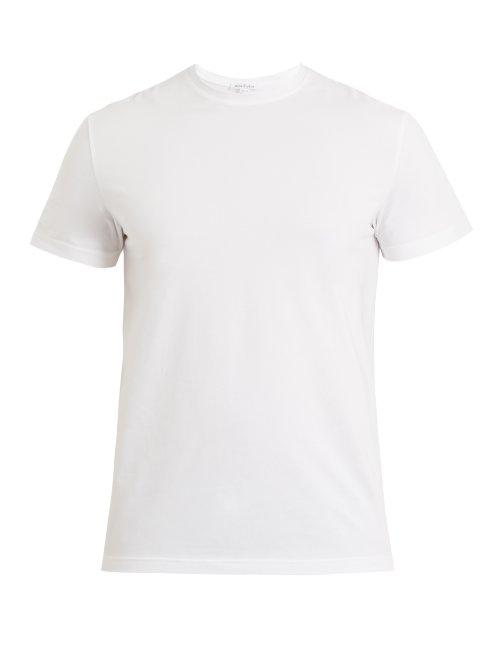 Matchesfashion.com Acne Studios - Edvin Stretch Cotton T Shirt - Mens - White