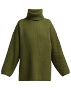 Acne Studios Ribbed-knit Roll-neck Wool Sweater