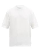 Matchesfashion.com Acne Studios - Esco High-neck Cotton T-shirt - Mens - White