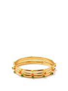 Sylvia Toledano - Set Of Three Brushed Enamel Bracelets - Womens - Multi