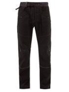 And Wander - Belted Technical Nylon Trousers - Mens - Black