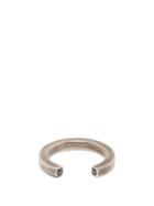 Matchesfashion.com Title Of Work - Black Diamond & Sterling Silver Stackable Rings - Mens - Silver