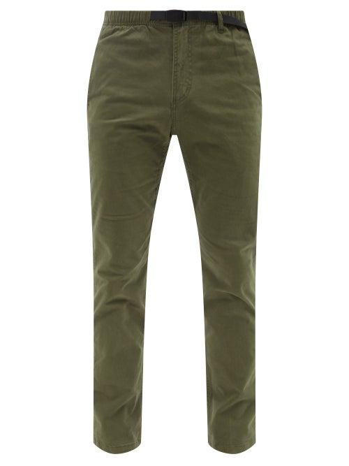 Gramicci - Nn-pants Cotton-blend Twill Trousers - Mens - Green