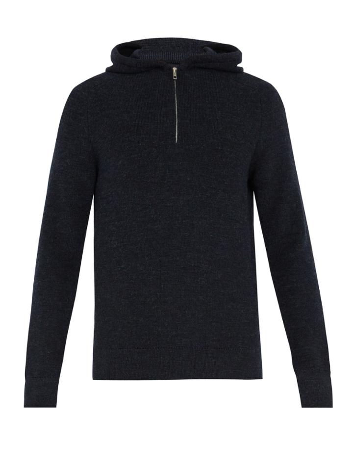 Maison Margiela Half-zip Wool Sweater