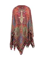 Matchesfashion.com Etro - Handkerchief-hem Printed Blouse - Womens - Red Multi