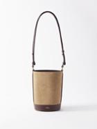 A.p.c. - Ambre Suede Bucket Bag - Womens - Beige Multi