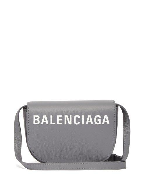 Matchesfashion.com Balenciaga - Ville Day Xs Cross Body Bag - Womens - Grey