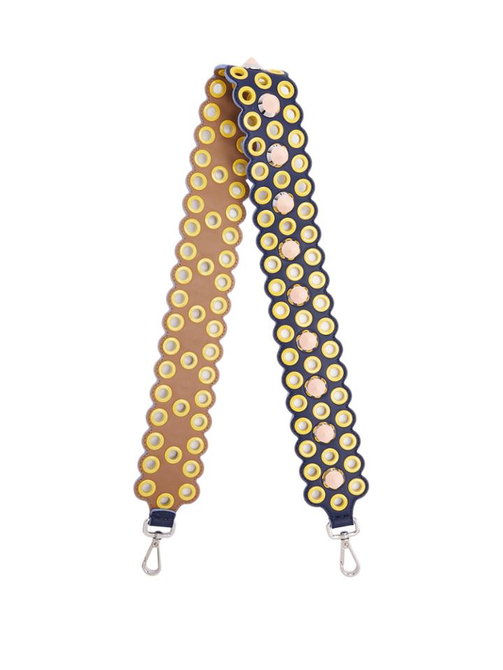 Fendi Strap You Eyelet-embellished Leather Bag Strap
