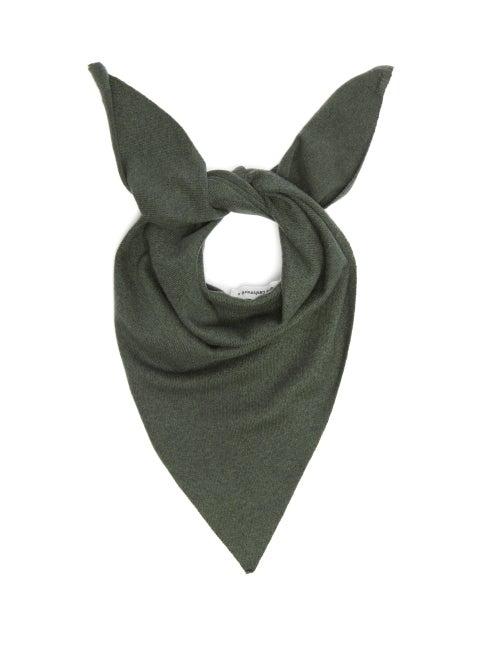 Matchesfashion.com Extreme Cashmere - No.17 Stretch Cashmere Bandana Scarf - Womens - Khaki