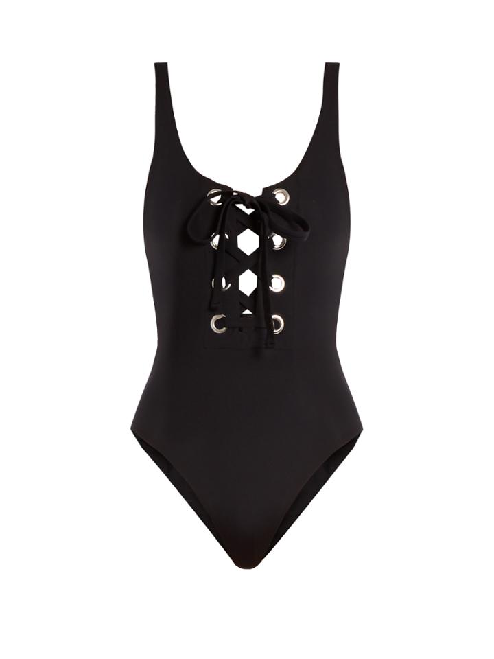 Mara Hoffman Lace-up Swimsuit