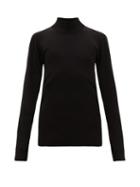 Matchesfashion.com Bottega Veneta - Roll-neck Technical-knit Sweater - Mens - Black