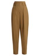 Joseph Howard High-rise Draped-leg Trousers