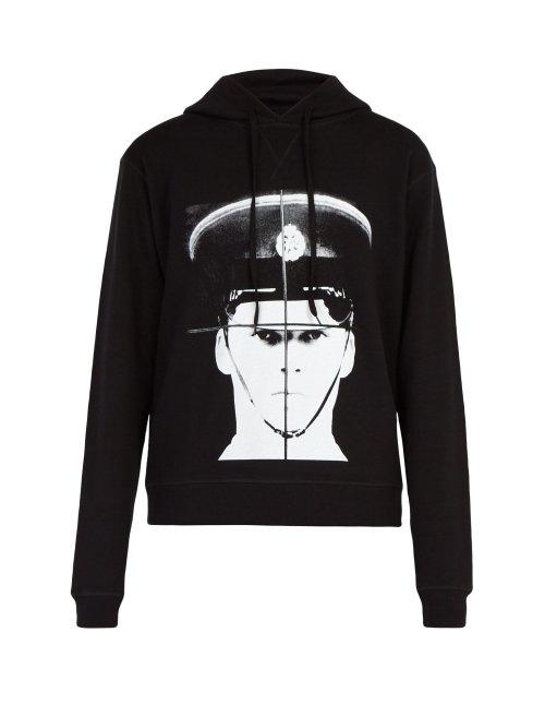 Matchesfashion.com Jw Anderson - X Gilbert & George Policeman Print Sweatshirt - Mens - Black