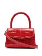 Matchesfashion.com By Far - Mini Crocodile Effect Leather Cross Body Bag - Womens - Red