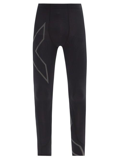 Mens Activewear 2xu - Light Speed Compression Leggings - Mens - Black